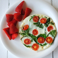 Egg White and Tomato Omelette Egg White and Tomato Omelette