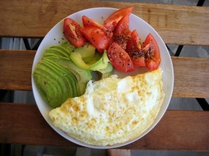 Avocado, Tomato and Egg White Omelette Avocado Tomato and Egg White Omelette