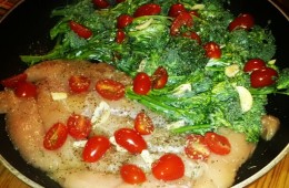 [Recipes] Pan-Seared Italian Chicken & Broccolini — Low Carb, Cals