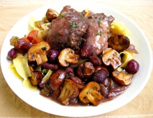 Red Wine Chicken and Mushrooms