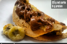 [Recipes] Lean, Molten Banana Nutella Crepes