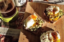 Runny Poached Eggs On Spicy Avocado Toast [Recipes]