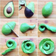 Avocado Rose 101: How To Make An Avocado Rose